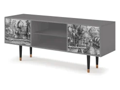 Mueble de TV - 170х69х48 cm - T2 - A Pond, Cinza^ Móvel De Tv