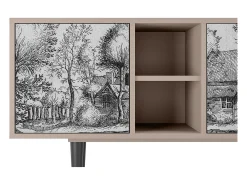 Móvel De Tv* Mueble de TV - 150х69х41 cm - T5 - A Pond, Latte Bege