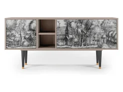 Móvel De Tv* Mueble de TV - 150х69х41 cm - T5 - A Pond, Latte Bege