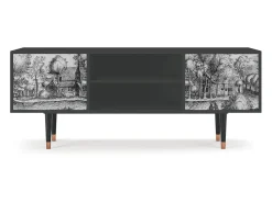 Móvel De Tv* Mueble de TV - 170х69х48 cm - T2 - A Pond, Antracite Cinza antracite