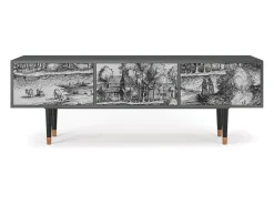 Clearance Mueble de TV - 170х59х48 cm - T4 - A Pond, Antracite Cinza antracite
