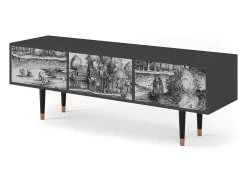 Clearance Mueble de TV - 170х59х48 cm - T4 - A Pond, Antracite Cinza antracite