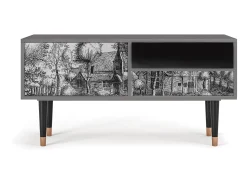 Discount Mueble de TV - 115х59х48 cm - T3 - A Pond, Areia Bege