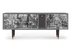Mueble de TV - 170х69х48 cm - T1 - A Pond, Cinza^ Móvel De Tv