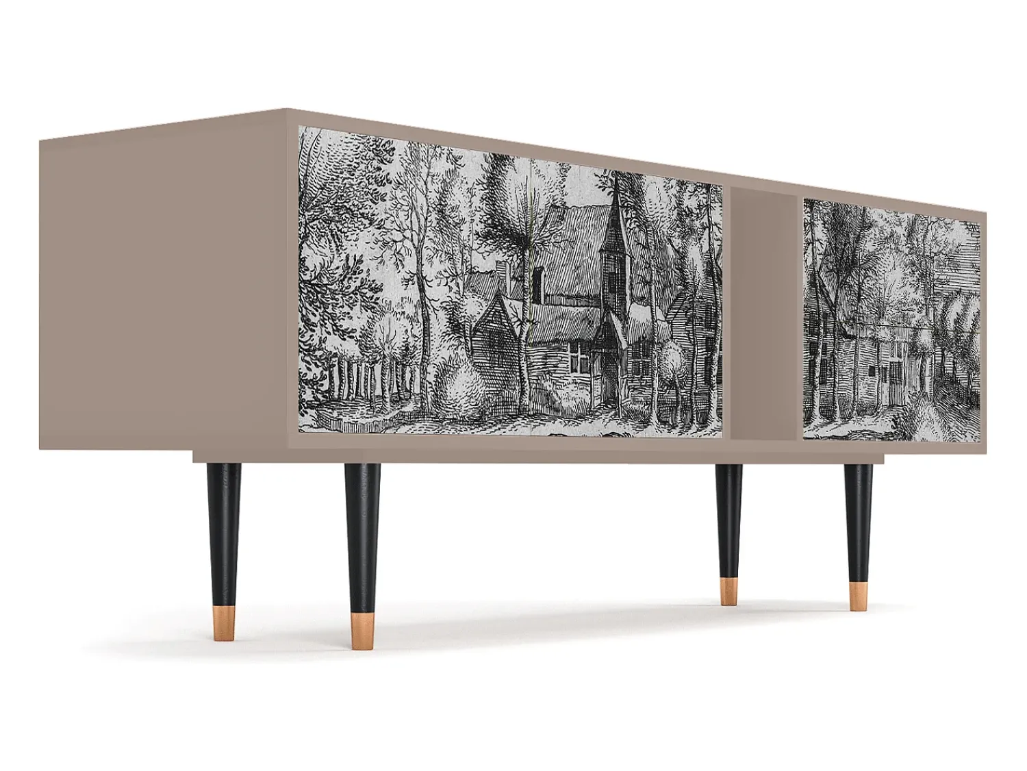 Mueble de TV - 170х69х48 cm - T1 - A Pond, Latte^ Móvel De Tv