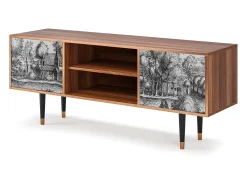 Mueble de TV - 170х69х48 cm - T2 - A Pond, Nogueira^ Móvel De Tv