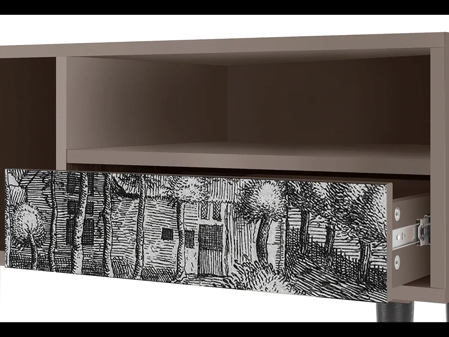 Mueble de TV - 115х59х48 cm - T3 - A Pond, Latte^ Móvel De Tv