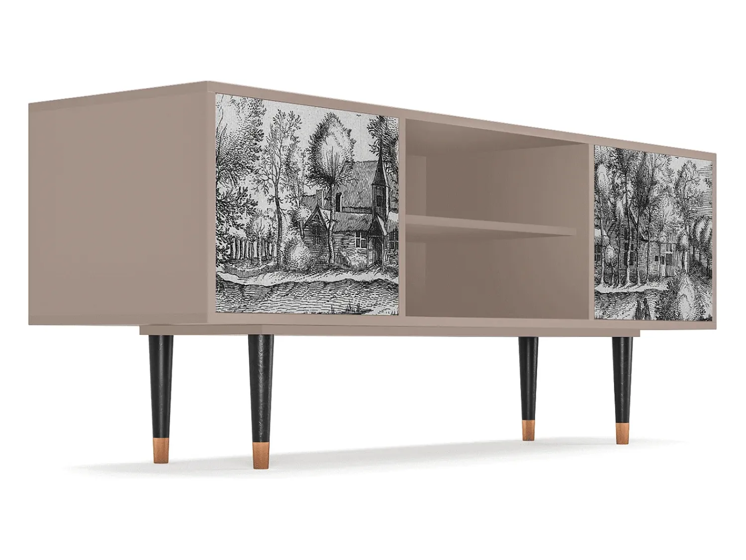 Móvel De Tv| Mueble de TV - 170х69х48 cm - T2 - A Pond, Latte Bege