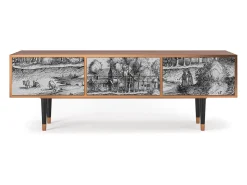New Mueble de TV - 170х59х48 cm - T4 - A Pond, Nogueira Castanho