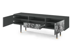 Best Mueble de TV - 170х59х41 cm - T6 - A Pond, Antracite Cinza antracite