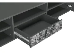 Best Mueble de TV - 170х59х41 cm - T6 - A Pond, Antracite Cinza antracite
