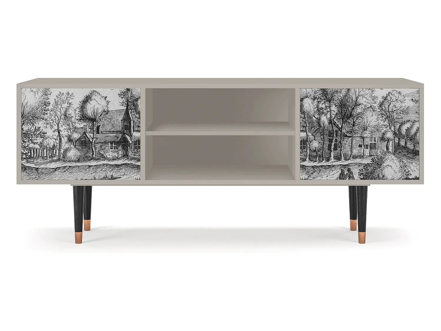 Móvel De Tv| Mueble de TV - 170х69х48 cm - T2 - A Pond, Areia Bege