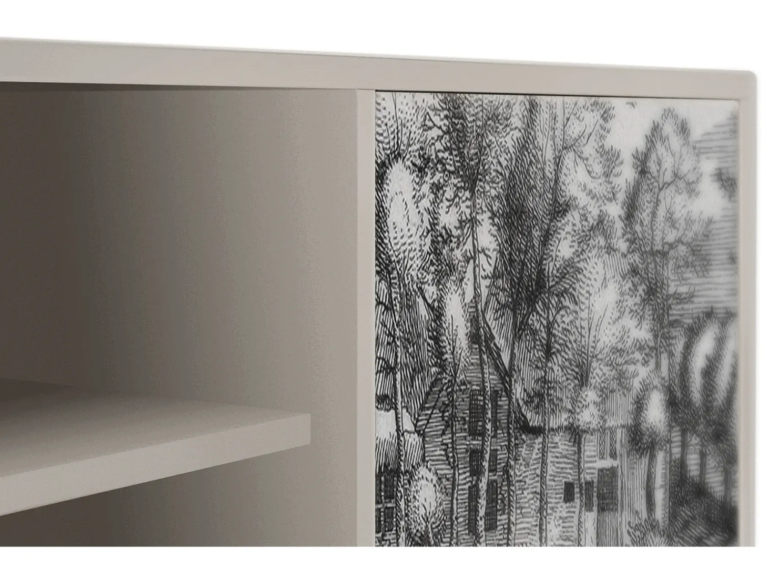 Móvel De Tv| Mueble de TV - 170х69х48 cm - T2 - A Pond, Areia Bege