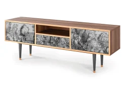 Móvel De Tv* Mueble de TV - 170х59х41 cm - T6 - A Pond, Nogueira Castanho