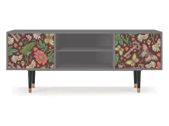 Móvel De Tv* Mueble de TV - 170х69х48 cm - T2 - Alice in Wonderland, Cinza Cinzento