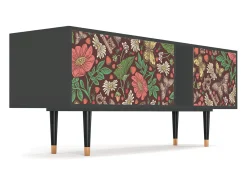 Móvel De Tv* Mueble de TV - 170х69х48 cm - T1 - Alice in Wonderland, Antracite Cinza antracite