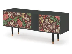 Móvel De Tv* Mueble de TV - 170х69х48 cm - T1 - Alice in Wonderland, Antracite Cinza antracite
