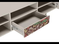 Móvel De Tv* Mueble de TV - 170х59х41 cm - T6 - Alice in Wonderland, Areia Bege