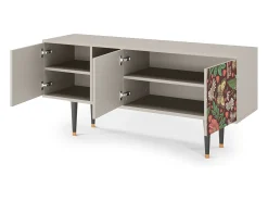 Móvel De Tv* Mueble de TV - 150х69х41 cm - T5 - Alice in Wonderland, Areia Bege