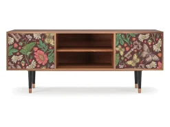 Móvel De Tv| Mueble de TV - 170х69х48 cm - T2 - Alice in Wonderland, Nogueira Castanho