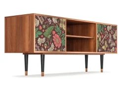 Móvel De Tv| Mueble de TV - 170х69х48 cm - T2 - Alice in Wonderland, Nogueira Castanho