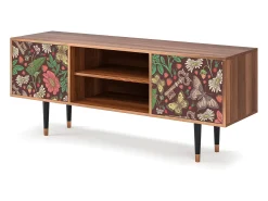 Móvel De Tv| Mueble de TV - 170х69х48 cm - T2 - Alice in Wonderland, Nogueira Castanho