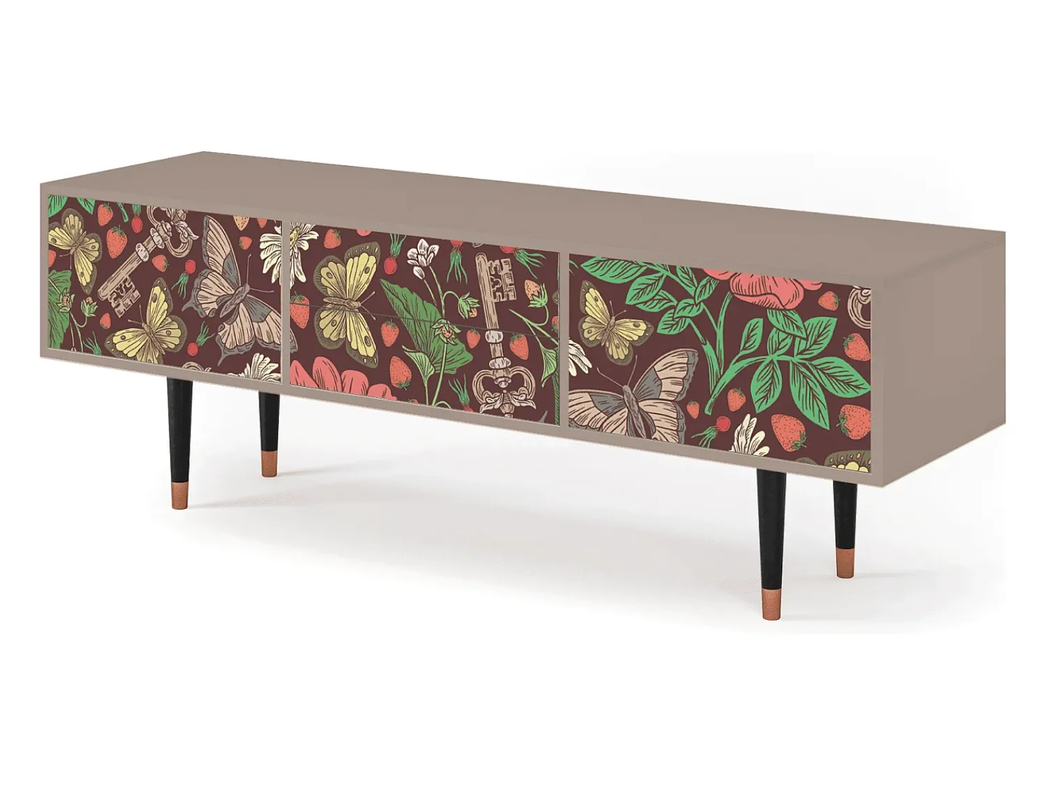 Discount Mueble de TV - 170х59х48 cm - T4 - Alice in Wonderland, Latte Bege