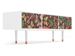 Móvel De Tv* Mueble de TV - 170х59х48 cm - T4 - Alice in Wonderland, Branco Bege