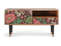 Mueble de TV - 115х59х48 cm - T3 - Alice in Wonderland, Nogueira^ Móvel De Tv