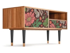 Mueble de TV - 115х59х48 cm - T3 - Alice in Wonderland, Nogueira^ Móvel De Tv