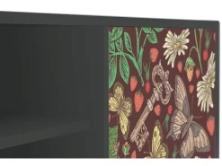 Móvel De Tv| Mueble de TV - 170х69х48 cm - T2 - Alice in Wonderland, Antracite Cinza antracite