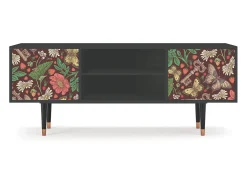 Móvel De Tv| Mueble de TV - 170х69х48 cm - T2 - Alice in Wonderland, Antracite Cinza antracite
