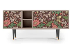 Móvel De Tv* Mueble de TV - 150х69х41 cm - T5 - Alice in Wonderland, Latte Bege