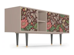 Móvel De Tv* Mueble de TV - 150х69х41 cm - T5 - Alice in Wonderland, Latte Bege
