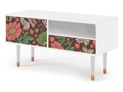 Mueble de TV - 115х59х48 cm - T3 - Alice in Wonderland, Branco^ Móvel De Tv