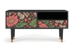 Móvel De Tv* Mueble de TV - 115х59х48 cm - T3 - Alice in Wonderland, Antracite Cinza antracite