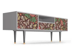 Mueble de TV - 170х59х41 cm - T6 - Alice in Wonderland, Cinza^ Móvel De Tv