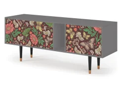 Mueble de TV - 170х69х48 cm - T1 - Alice in Wonderland, Cinza^ Móvel De Tv