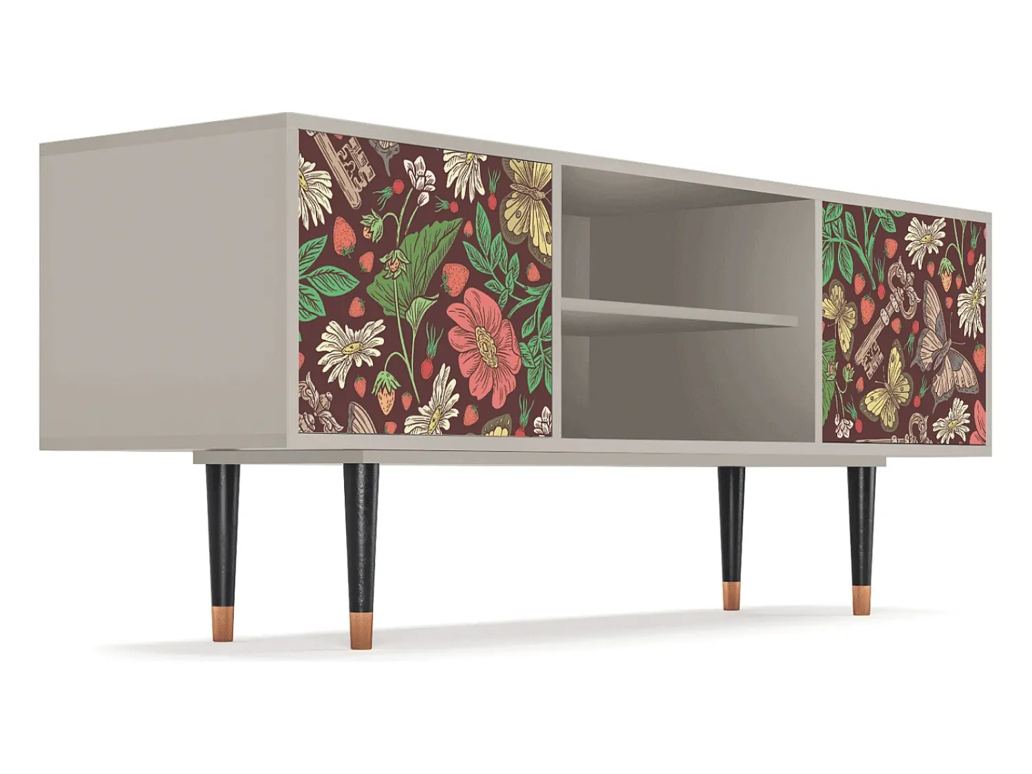 Mueble de TV - 170х69х48 cm - T2 - Alice in Wonderland, Areia^ Móvel De Tv