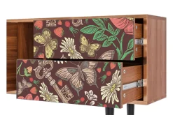 Móvel De Tv| Mueble de TV - 170х69х48 cm - T1 - Alice in Wonderland, Nogueira Castanho