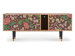 Móvel De Tv| Mueble de TV - 170х69х48 cm - T1 - Alice in Wonderland, Nogueira Castanho