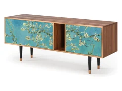 Online Mueble de TV - 170х69х48 cm - T1 - Almond Blossom, Nogueira Castanho