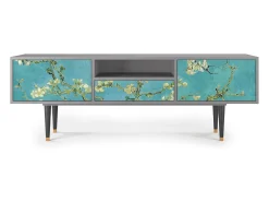 Móvel De Tv* Mueble de TV - 170х59х41 cm - T6 - Almond Blossom, Cinza Cinzento