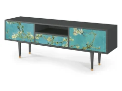 Móvel De Tv| Mueble de TV - 170х59х41 cm - T6 - Almond Blossom, Antracite Cinza antracite