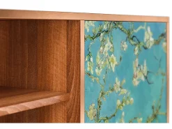 Móvel De Tv* Mueble de TV - 170х69х48 cm - T2 - Almond Blossom, Nogueira Castanho