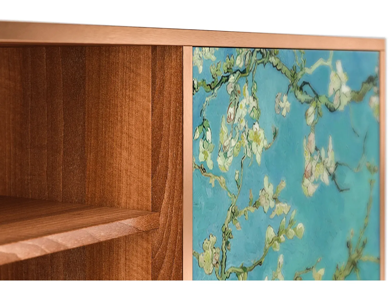 Móvel De Tv* Mueble de TV - 170х69х48 cm - T2 - Almond Blossom, Nogueira Castanho