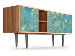 Mueble de TV - 150х69х41 cm - T5 - Almond Blossom, Nogueira^ Móvel De Tv