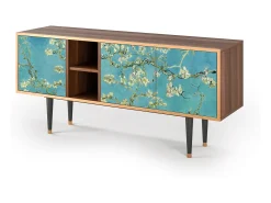 Mueble de TV - 150х69х41 cm - T5 - Almond Blossom, Nogueira^ Móvel De Tv