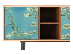 Mueble de TV - 150х69х41 cm - T5 - Almond Blossom, Nogueira^ Móvel De Tv