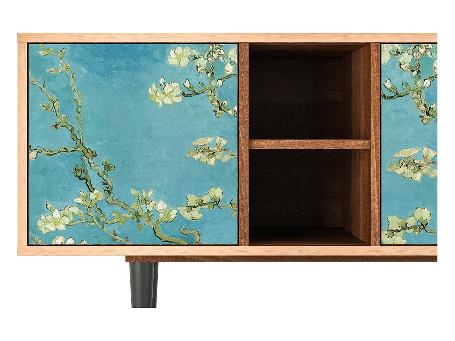 Mueble de TV - 150х69х41 cm - T5 - Almond Blossom, Nogueira^ Móvel De Tv